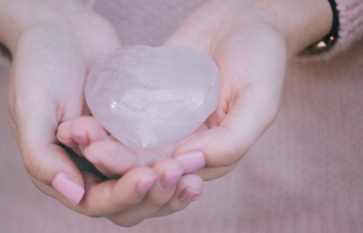 crystals for manifesting miracles - rose quartz