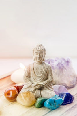 tumbled crystals for focus