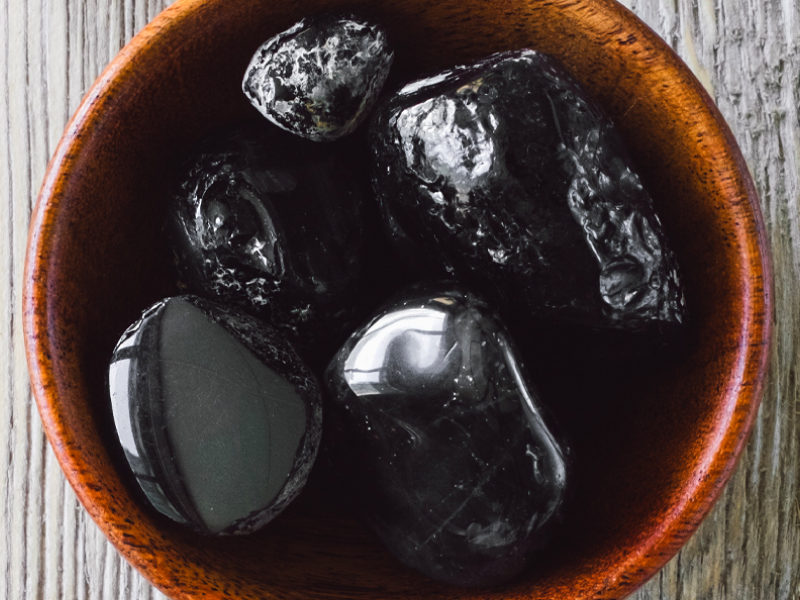 black obsidian healing crystal