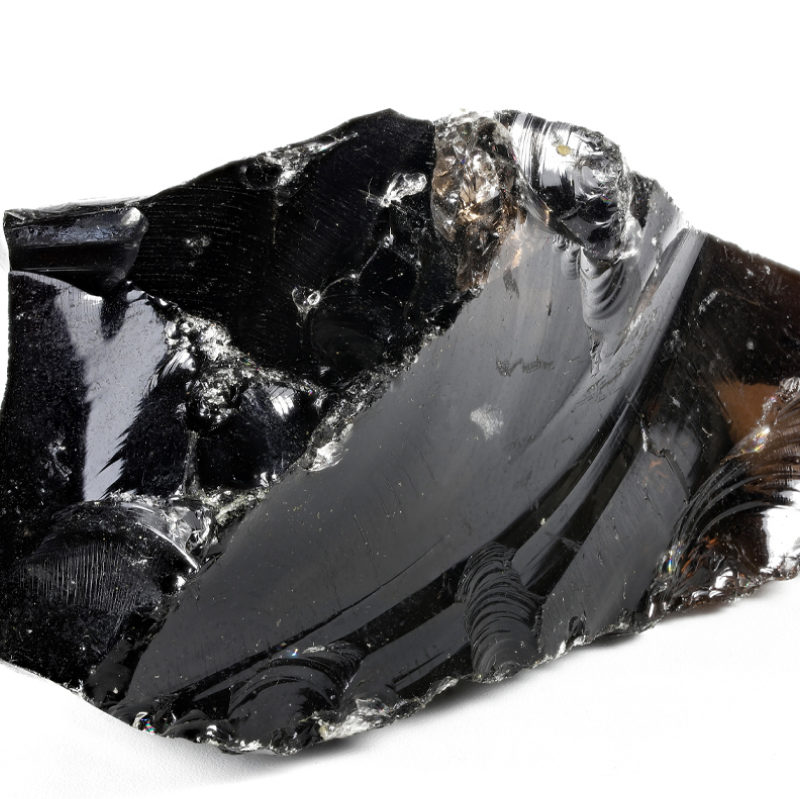 black obsidian healing crystal for root chakra
