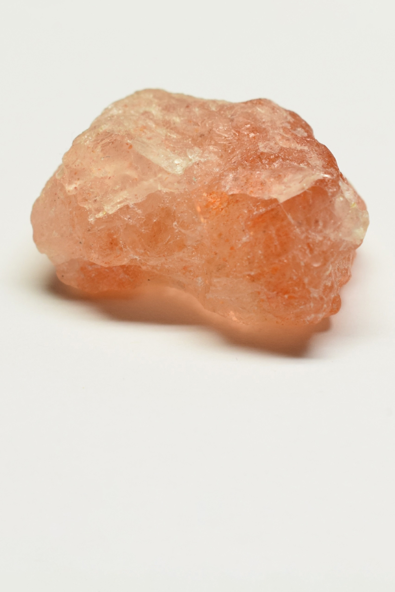 Polished sunstone with copper coloured schiller